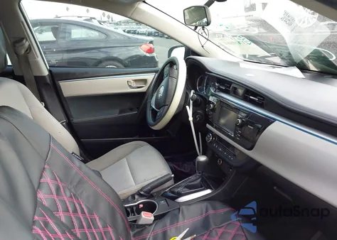 2016 Toyota Corolla Le z USA, uszkodzony, nr VIN 5YFBURHEXGP472692